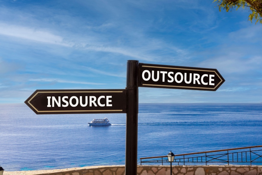 Crossroads of insourcing and outsourcing