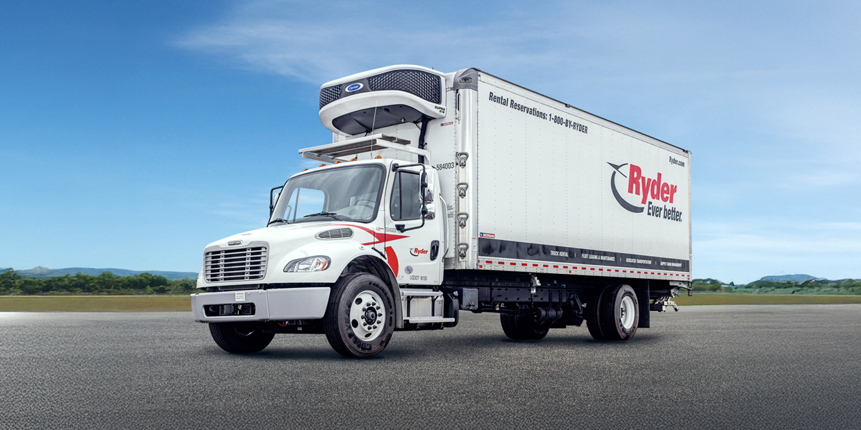 Ryder refrigerated truck for lease