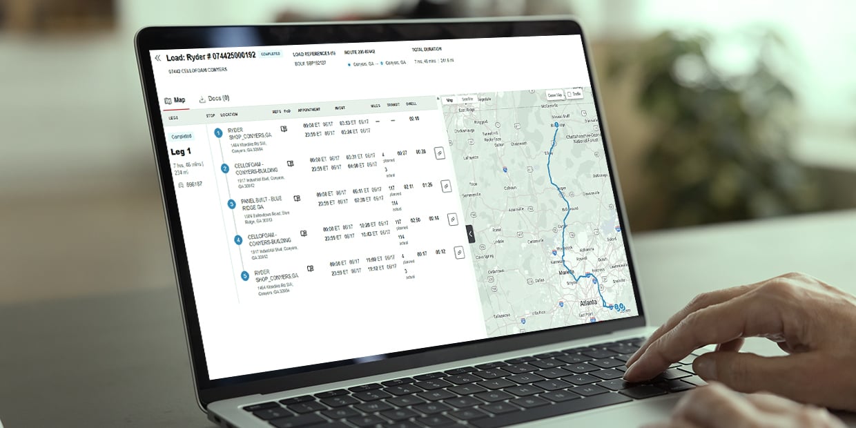Customer using the Rydershare platform