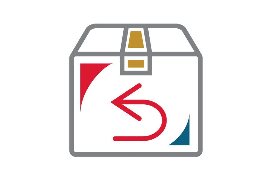 reverse logistics icon