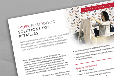 Retail industry fact sheet
