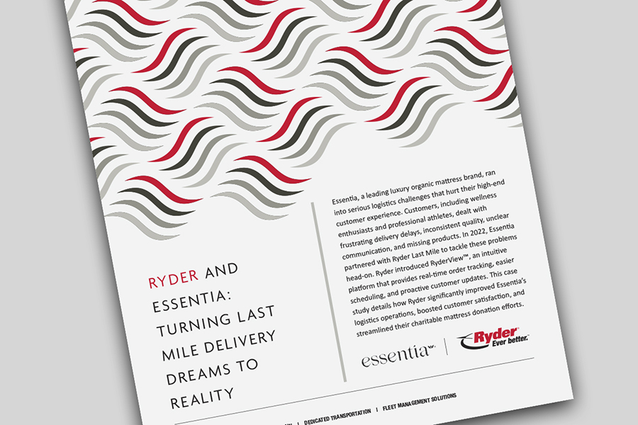 cover of the Ryder and Essentia Case Study