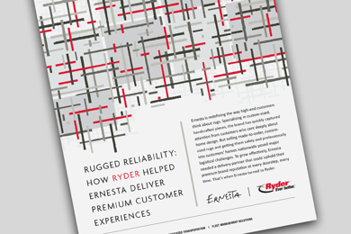 Customer Success Story: Ryder Last Mile and Ernesta Rugs cover of the Ernesta case study