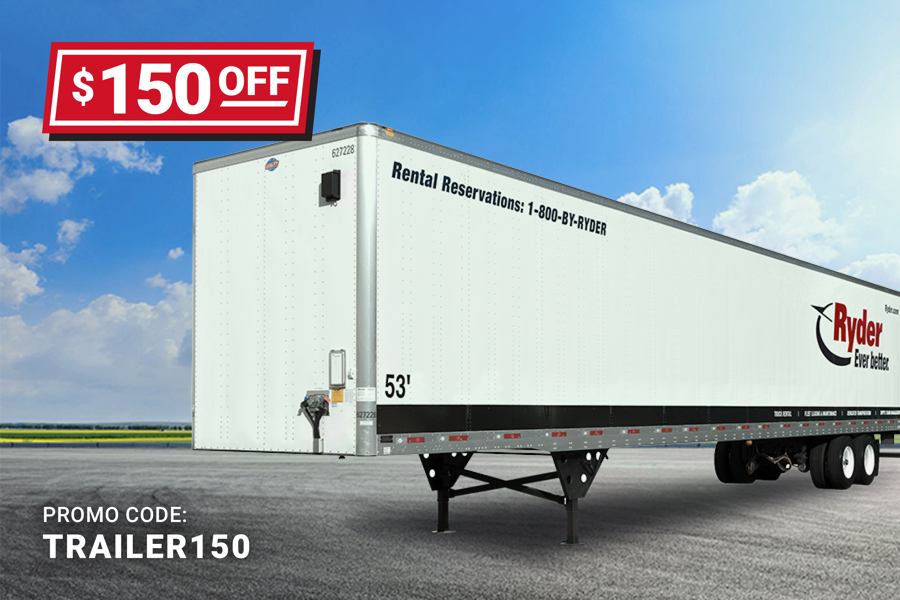 Up to $150 Off Trailer Rentals
