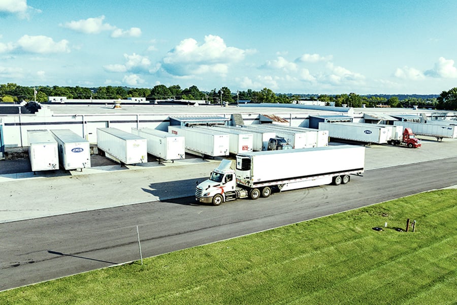 A Ryder truck being sourced as part of our carrier procurement solution