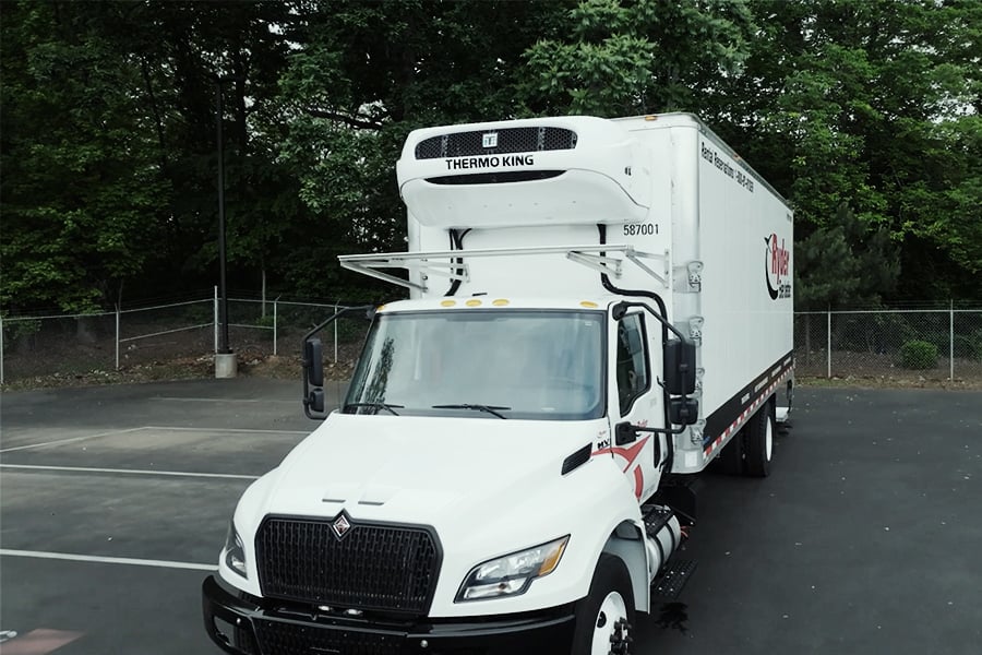 Video showcasing Ryder refrigerated trucks