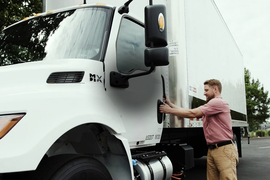 Video showcasing Ryder straight trucks